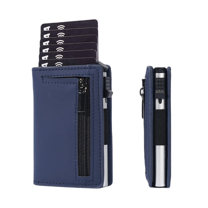 Ultra-thin RFID Protection Automatic Pop-up Wallet
