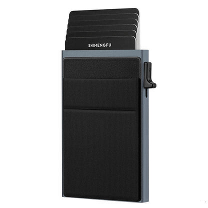Automatic Pop-up Card Aluminum Alloy Men's Wallet