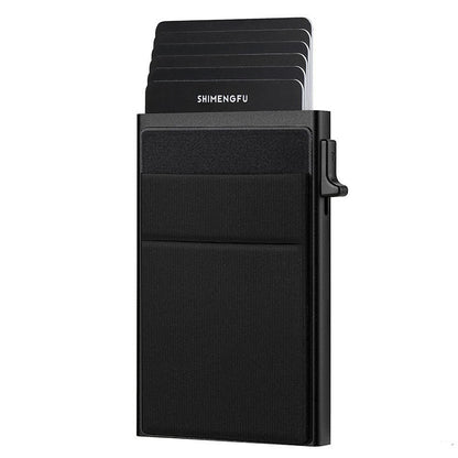 Automatic Pop-up Card Aluminum Alloy Men's Wallet
