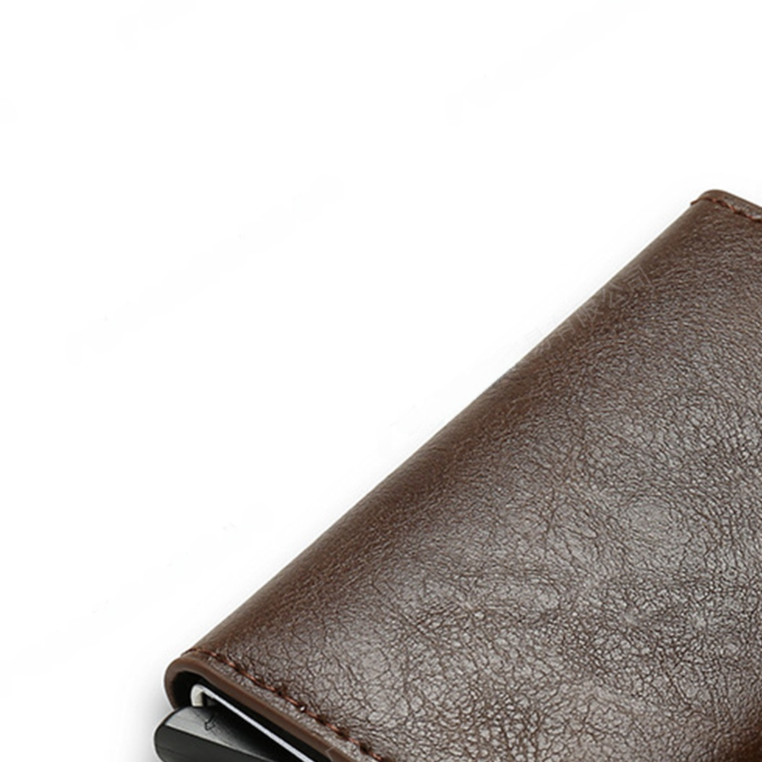 Automatic Pop-Up Card Holder Carbon Fiber Wallet