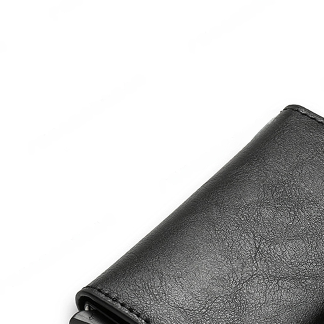 Automatic Pop-Up Card Holder Carbon Fiber Wallet