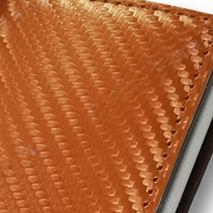 Automatic Pop-Up Card Holder Carbon Fiber Wallet