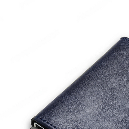 Automatic Pop-Up Card Holder Carbon Fiber Wallet
